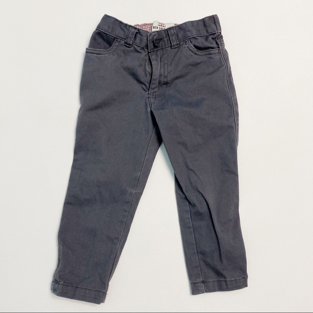 ben sherman | charcoal grey twill casual pants 3t